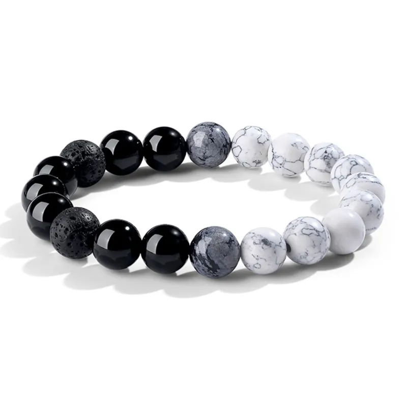Moon Jewelry Obsidian Jade Bracelets Unisex-0