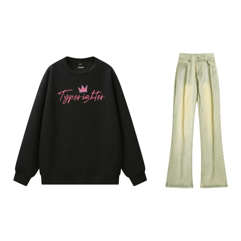 TYPERIGHTER Sweatshirt Set Unisex-5