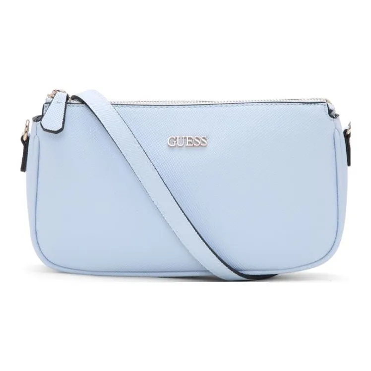 GUESS Artificial Leather Handbag Shoulder Bag Crossbody Bag Medium Size Women's Blue-2
