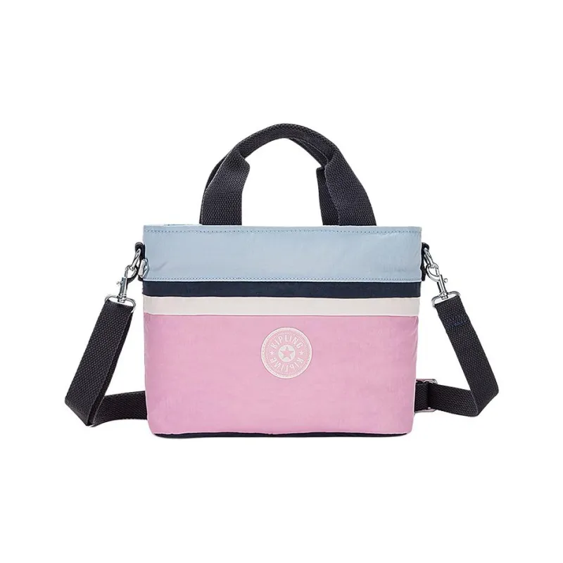 Kipling Polyamide Shoulder Bag, Crossbody Bag Women's Pink Blue White-0