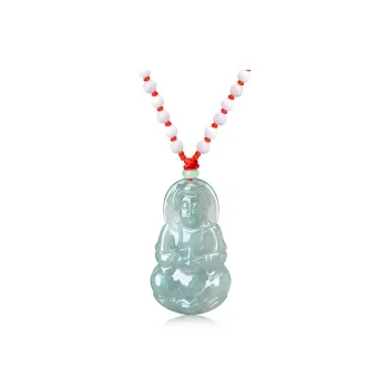 Best Wishes Glutinous Jade Pendants Unisex