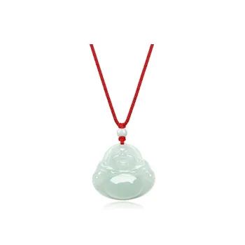 KING TAI SANG Bean Type Jadeite Necklaces Unisex