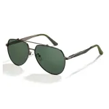 Matte Gunmetal Frame/Green Lens
