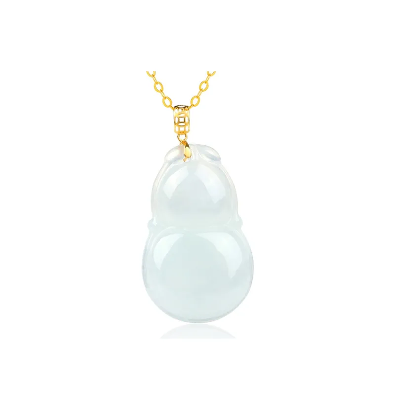 Yi Zhen Ge Ice Glutinous Jadeite Pendants Unisex-7