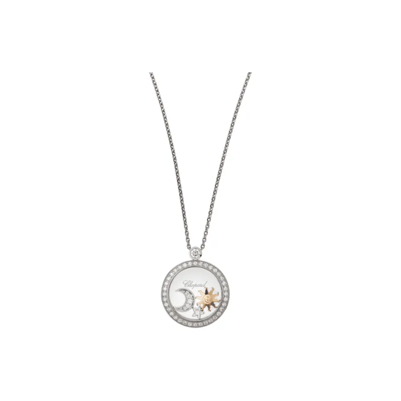 CHOPARD Diamond Necklaces Women's Silver-2