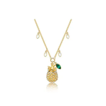 Swarovski Lime Pineapple Artificial Crystal Necklaces Women's