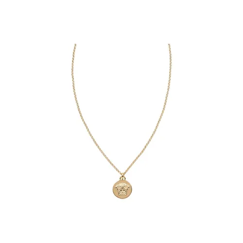 VERSACE Medusa Necklaces Unisex Gold