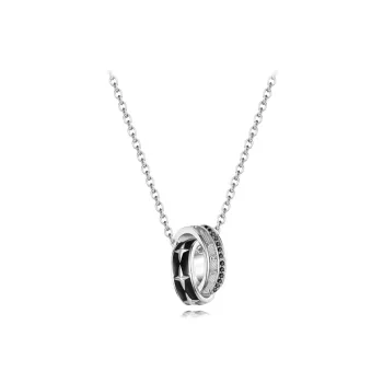Muyan Alloy Victory Star Ring Necklace Men's