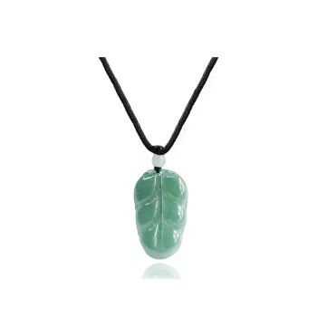 Best Wishes Bean Type Jadeite Necklaces Unisex