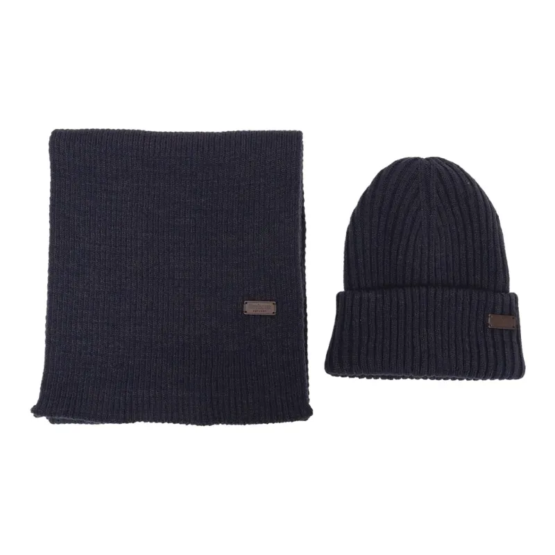 BARBOUR Knit Scarves Men's Blue-0
