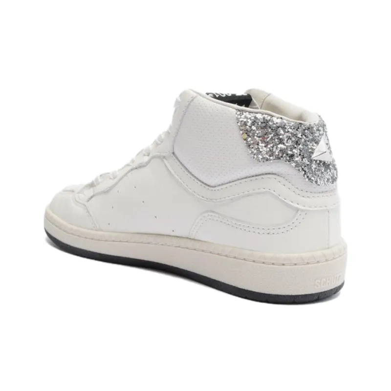 Schutz Mid-Top Skateboard Shoes Women's White-3