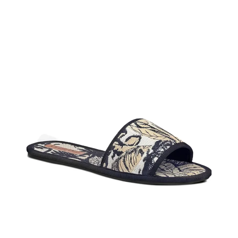 DIOR Chez Moi Stylish Sandals Women's Blue White-3