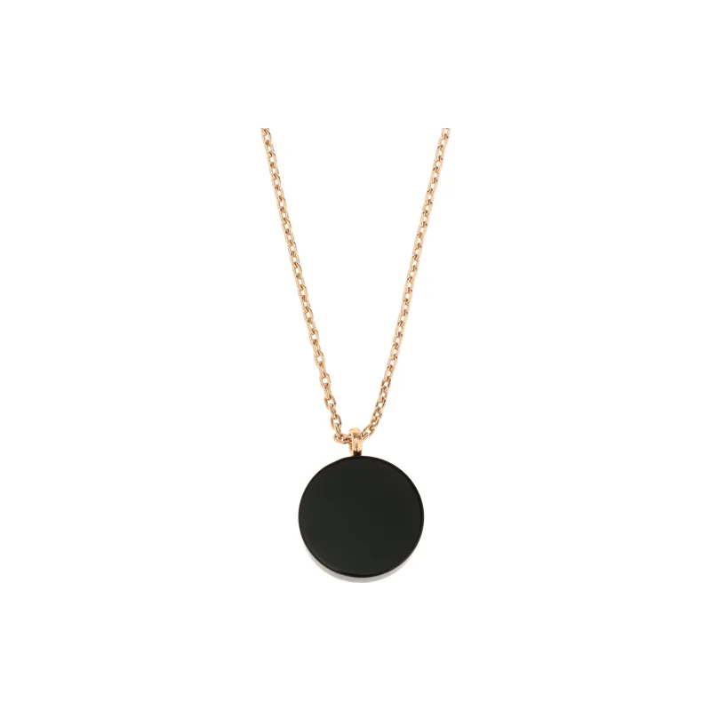 CHANEL Necklaces Women's Gold/Black-2
