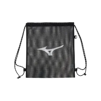 Mizuno Polyester Mesh Rope Backpack Regular Unisex Black