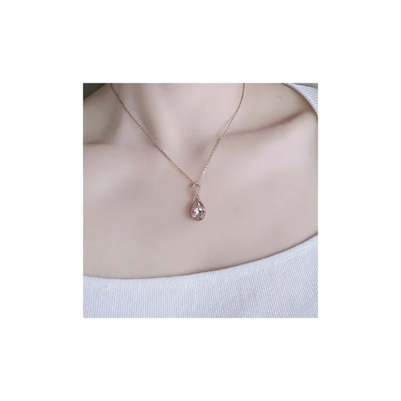 Swarovski FANTASIZE Swarovski Element Necklaces Women's Rose Gold-2