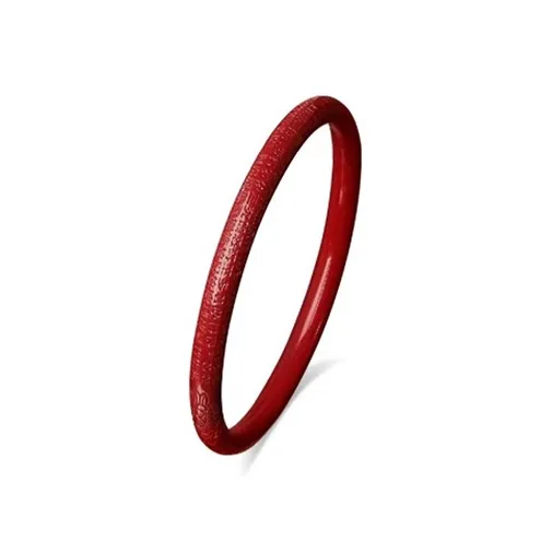 Xifeng Building Cinnabar Jade Bangles Women's-1
