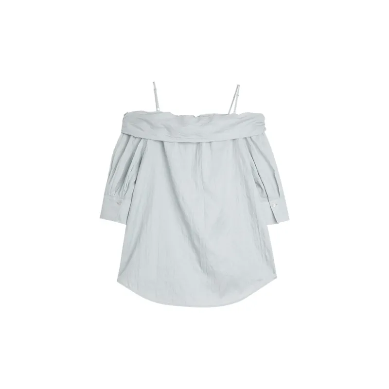 ELLE Shirts Women's Light Blue-1