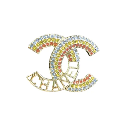 CHANEL Brooches Unisex Multicolor