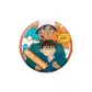 Double Flash Badge-Heiji Hattori & Conan Edogawa 3969