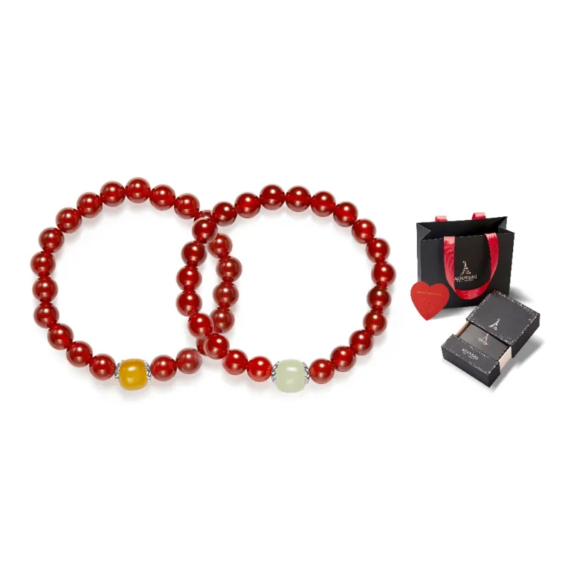 AGOVSKI Agate Jade Bracelets Women's-5