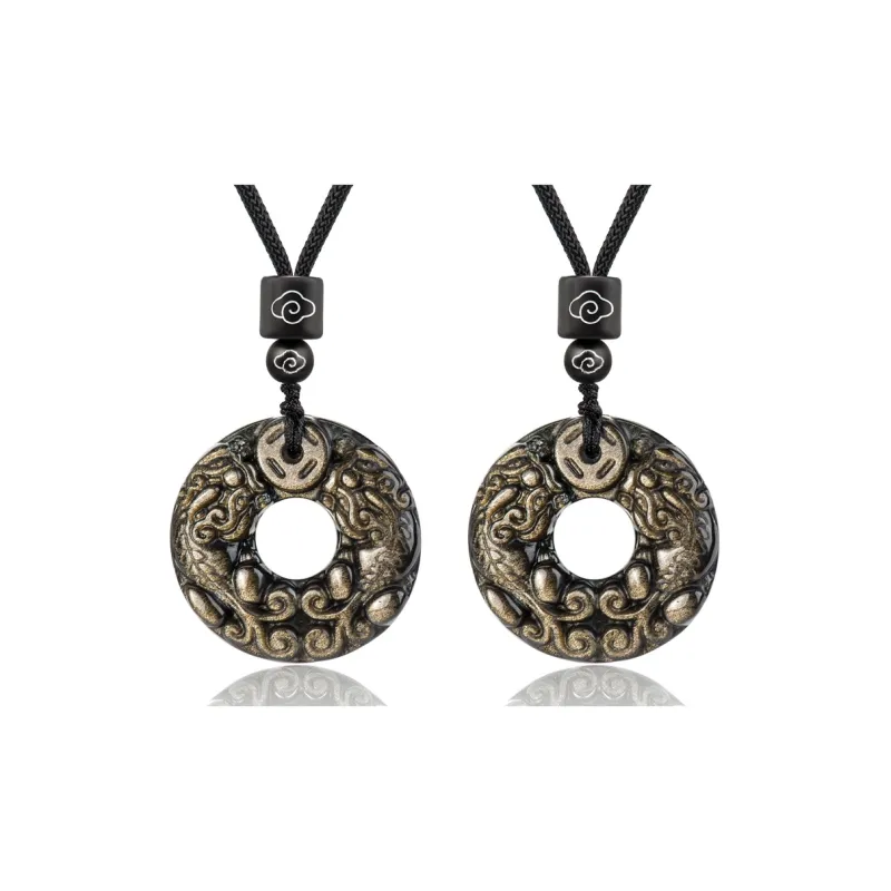 SIMPLE JOYS Obsidian Jewelry Unisex-9