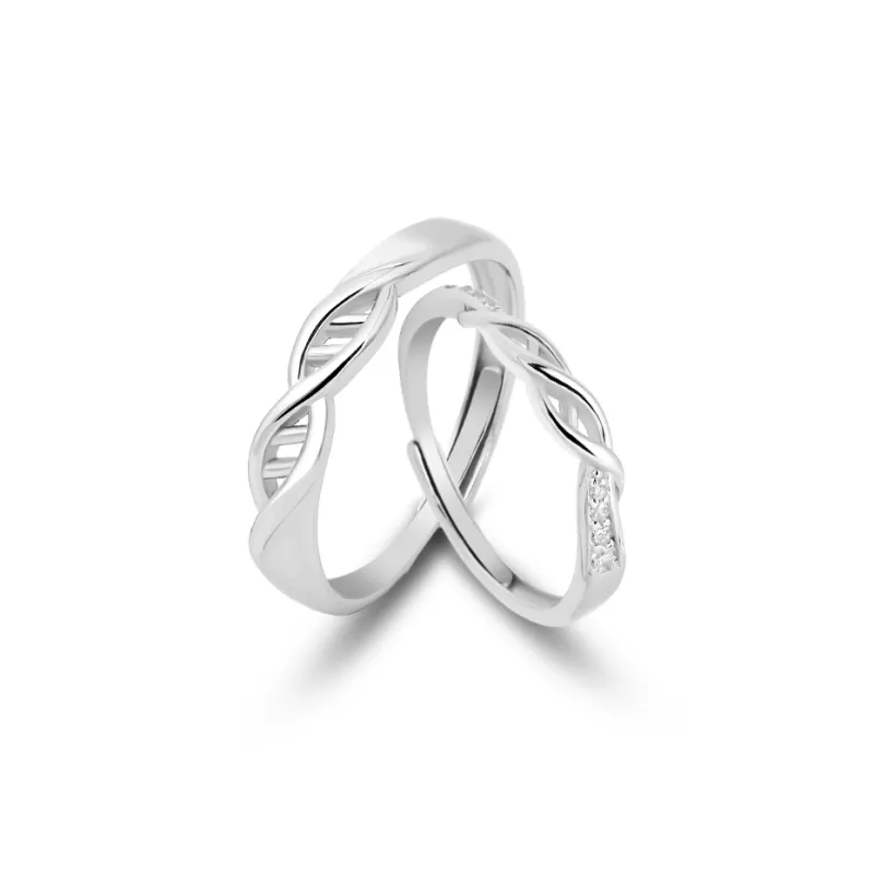 MAGICPOLE 925 Sterling Silver Rings Unisex Silver-4