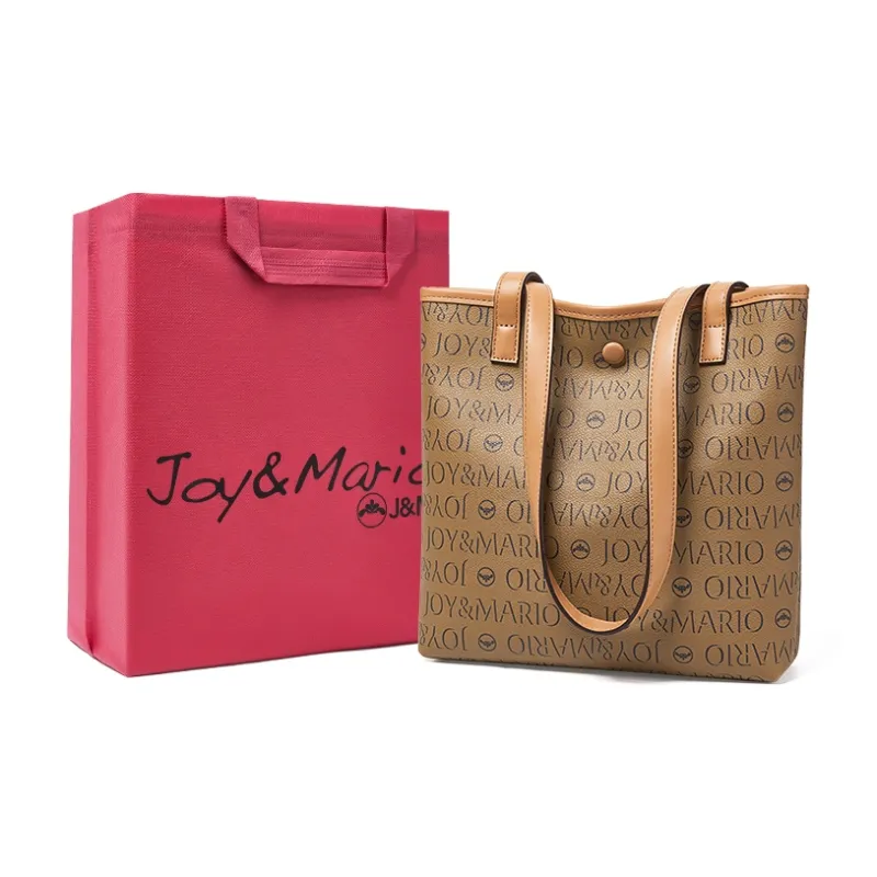 Joy&Mario PVC Lightweight Casual Commute Shoulder Bag Regular Women's Cocoa Coffee/Ecru/Honey Pomelo Yellow-8
