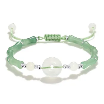 VOEX Colored Glaze Jade Bracelets Unisex