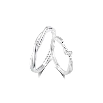 Asia Star Sterling Silver Rings Unisex