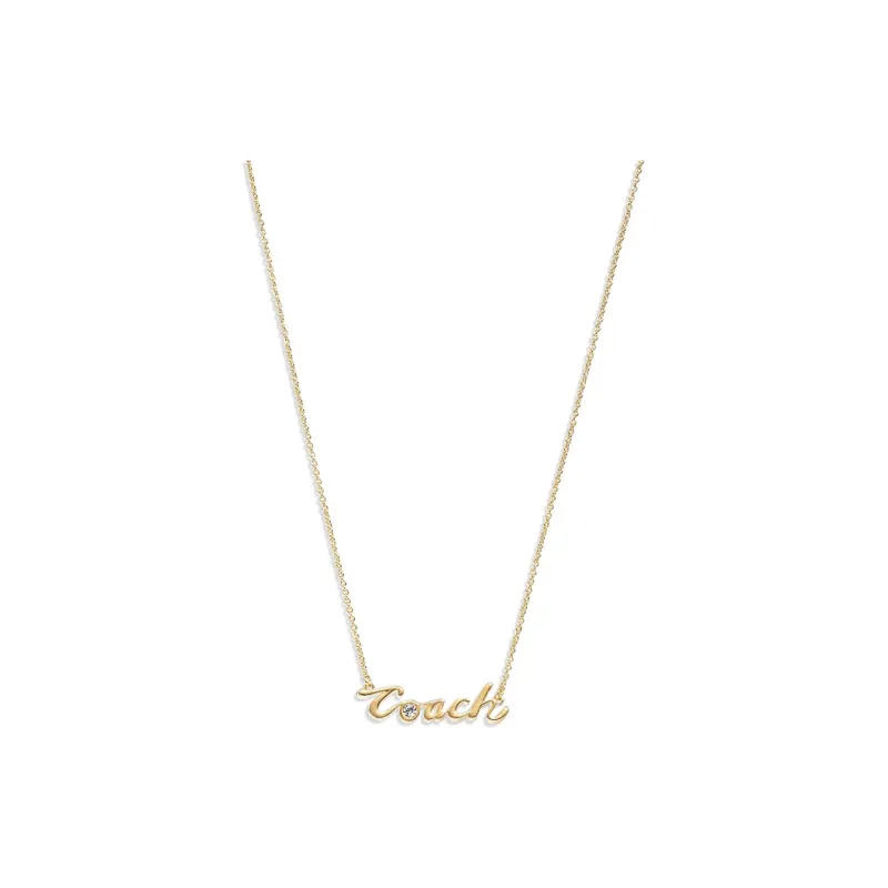 COACH Necklaces Women's Gold-0