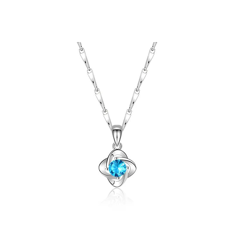 High Purity Sterling Silver S999 Material Exquisite Necklace Women's-3