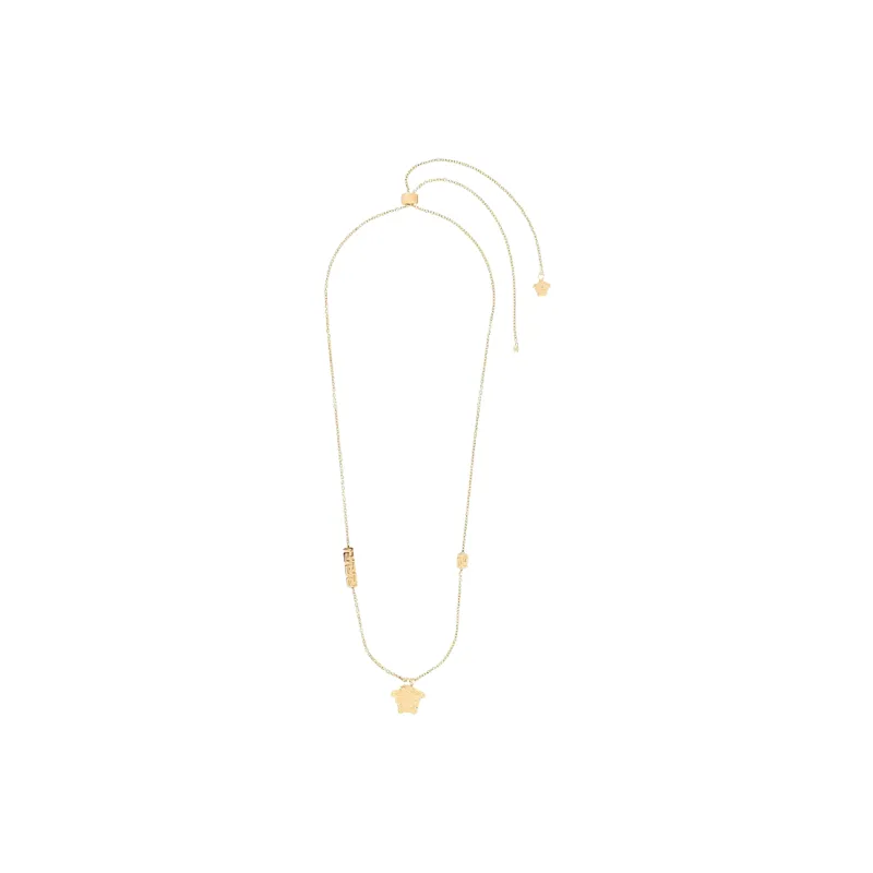 VERSACE Medusa Head Chained Necklace-1