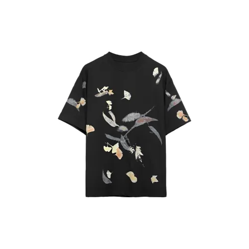 RAYSHOW T Shirts Men Black