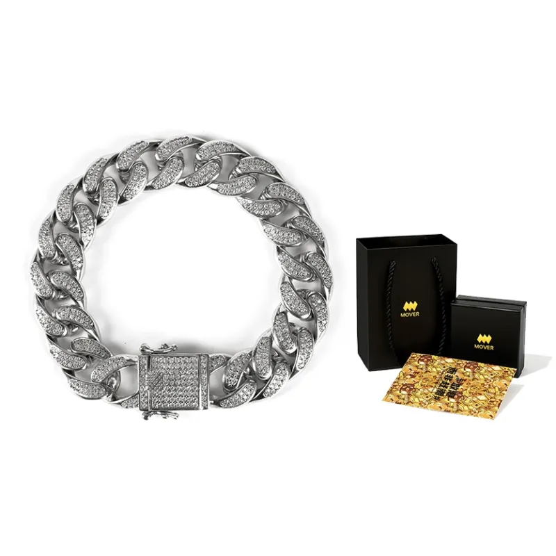 MOVER Unisex Hiphop Bracelet Cuban HPC-0