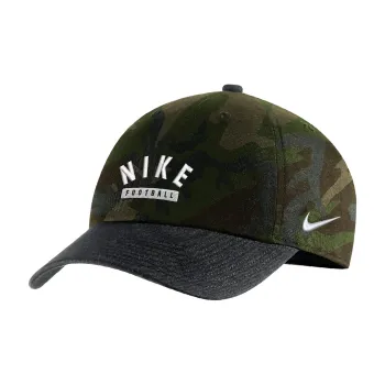 Nike Cotton Baseball Caps Unisex Green Camouflage