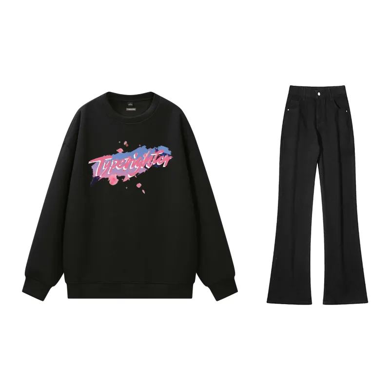 TYPERIGHTER Sweatshirt Set Unisex-1