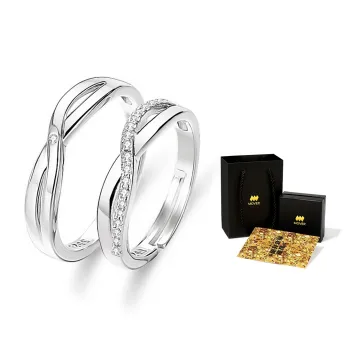 MOVER Rings Unisex Couple's 1 Pair