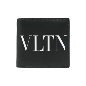 Valentino Garavani Logo Printed Bi fold Wallet