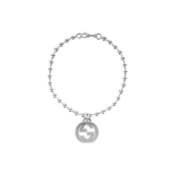 GUCCI Interlocking G Bracelet In Silver