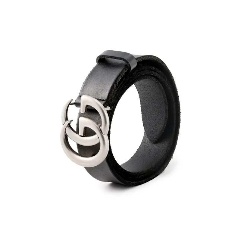 GUCCI Gg Logo Buckle Belt-2