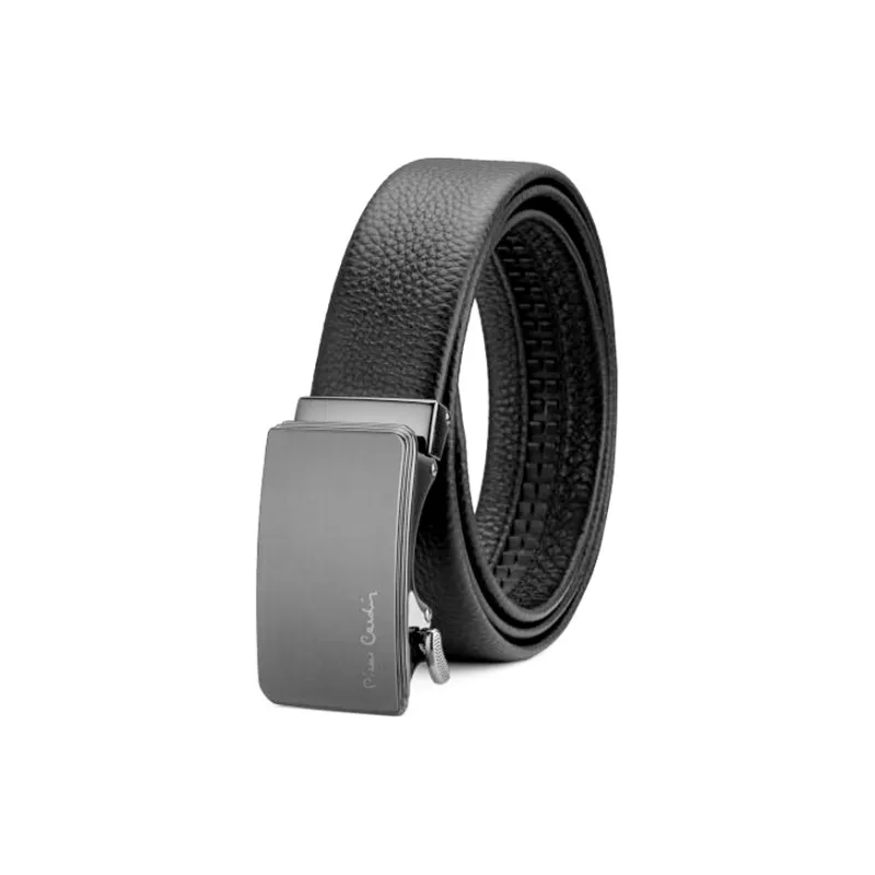 PIERRE CARDIN Top Grain Cow Leather Belts Men's 3.5cm-1