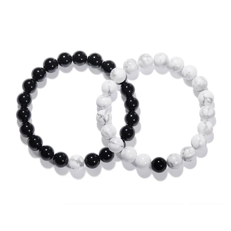 North Cain Obsidian Jade Bracelets Unisex-8