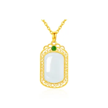BYTHERE Hetian Jade Pendants Women's White Jade