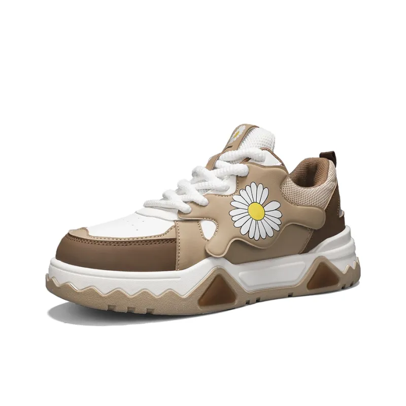 Little Daisy Small Daisy Anti Slip And Wear Resistant Height Increasing Low Top Skateboard Shoes Men's-17