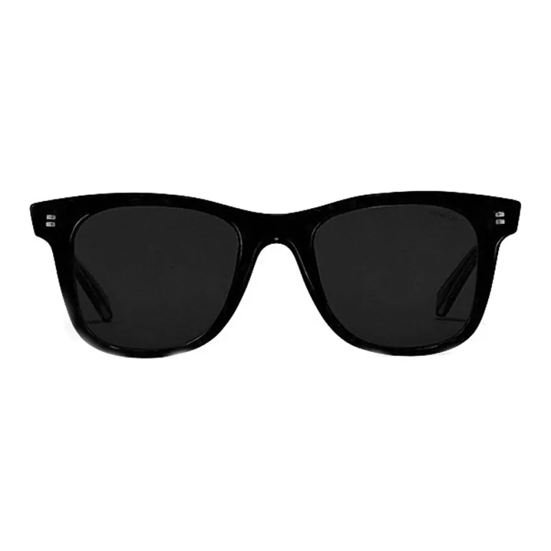COACH Plate Frame Irregular Shape Sunglass Women's Black/Gray-1