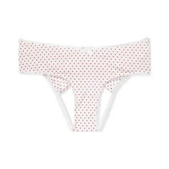 Victoria's Secret Underpants Women's 1 Pack Polka Dot White