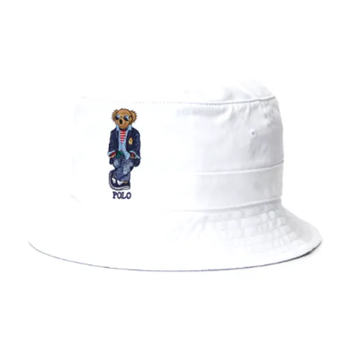 Polo Ralph Lauren Cotton, Polyester Bucket Hats Unisex White