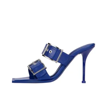 Alexander McQueen Buckle Detailed Heeled Sandals Women's