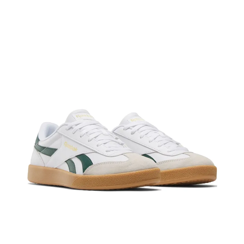 Reebok Smash Edge S Anti Slip Wear Resistant Low Top Skateboard Shoes Unisex White Green-1