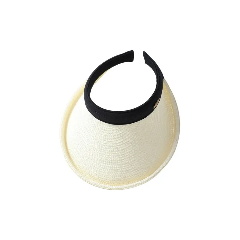 LE TISSERAND Visor Straw Hat Sun Protection Hats Women's-3